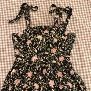 Joie Floral Bow Maxi Dress